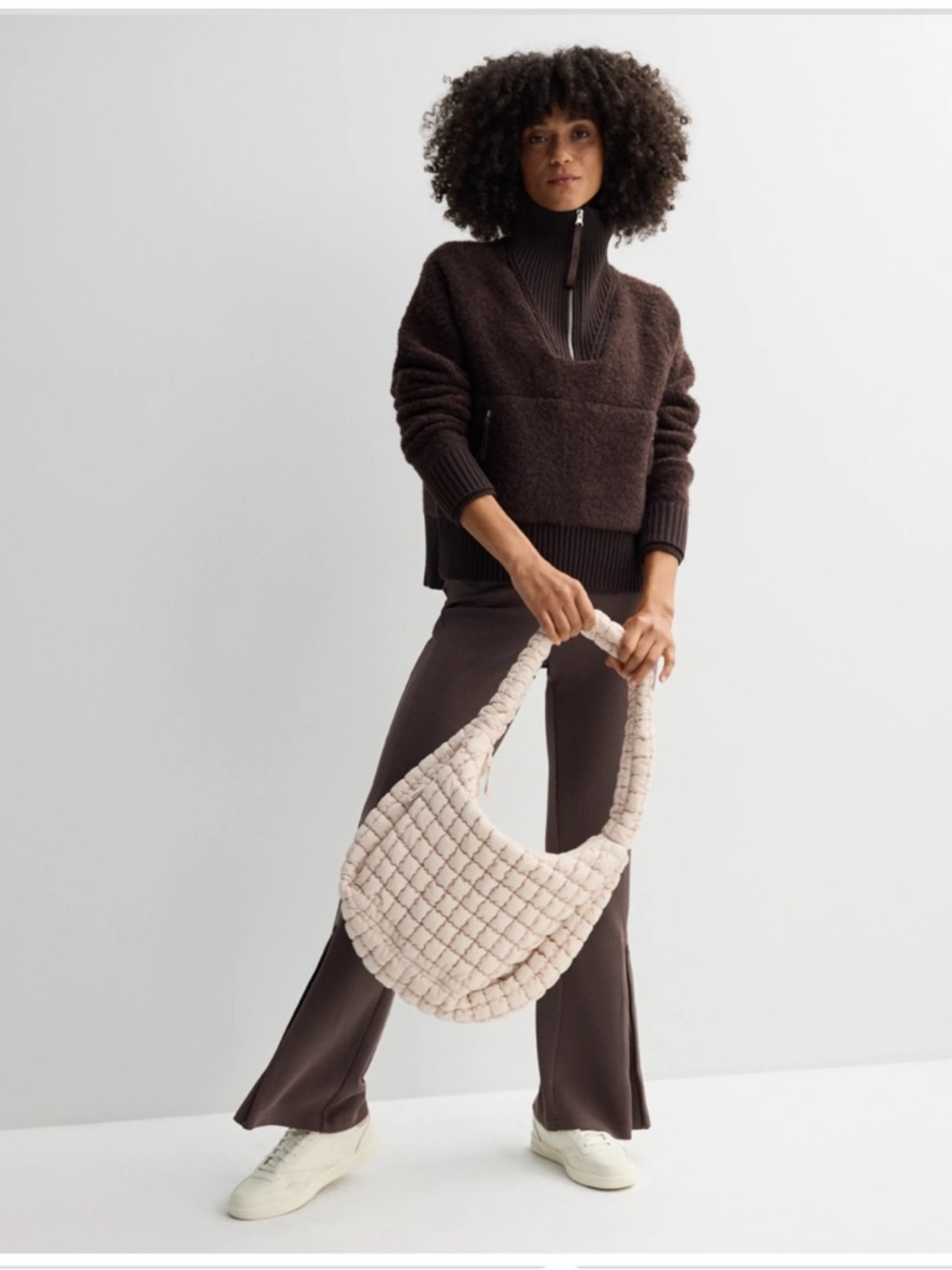 Women’s FLX Quarter Zip Sweater - Picture 3 of 9
